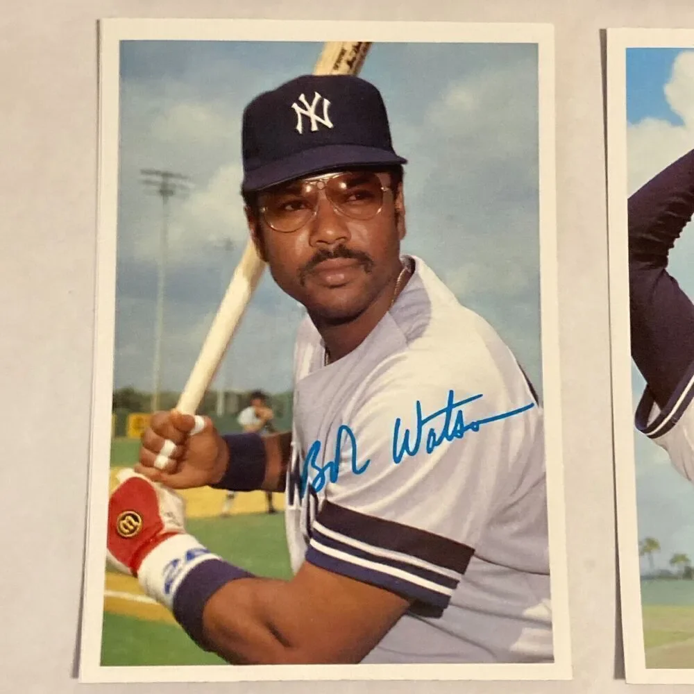 Lot 81 Topps NY Yankees Tall Photo Baseball Cards- Jackson, Nettles, Gossage+++